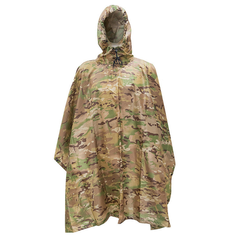 Multifunctional Portable Camouflage Raincoat