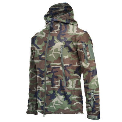 Tactical Fleece Camouflage Shell Clothing