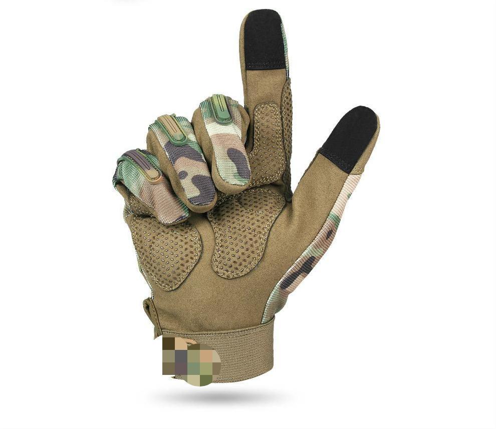Tactical Camouflage Full Gloves