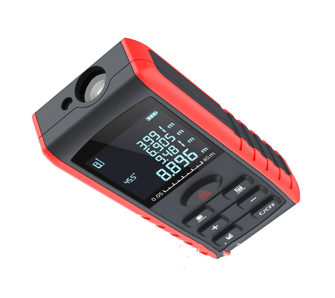 Laser rangefinder with electronic horizontal display