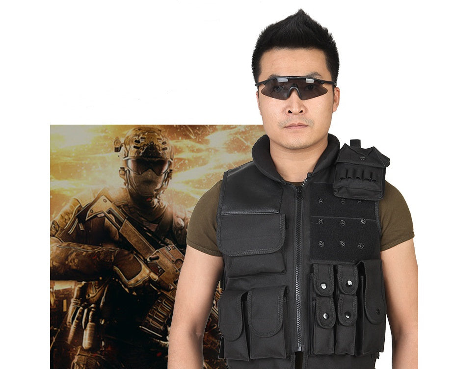Tactical Black Mens Military Hunting Vest
