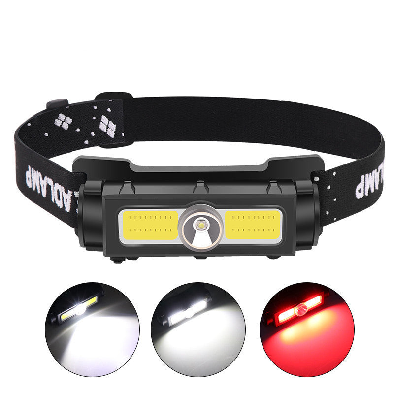 Flood Light Hunting Head Lamp Built-in Battery