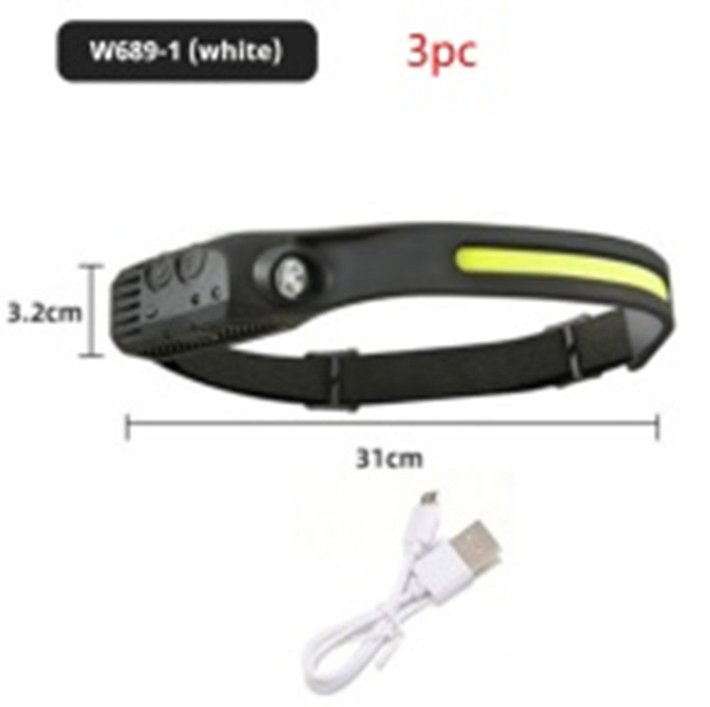 Silicone Headlamp Outdoor Hunting And Fishing