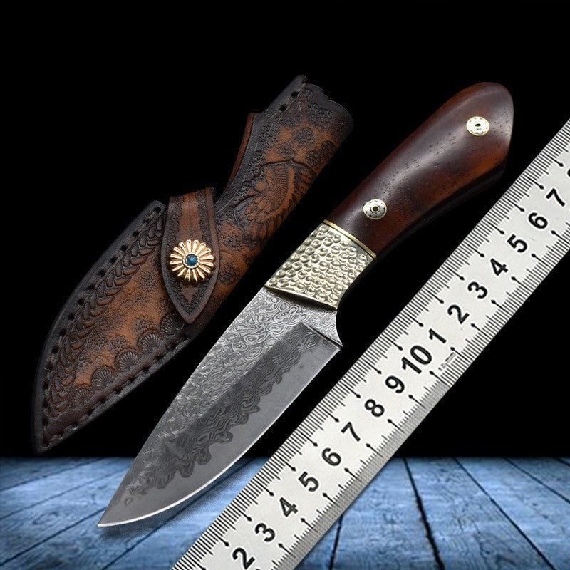 Small Straight Hunting Pocket Knife