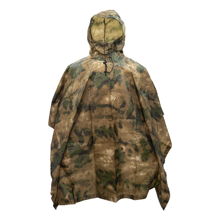 Multifunctional Portable Camouflage Raincoat