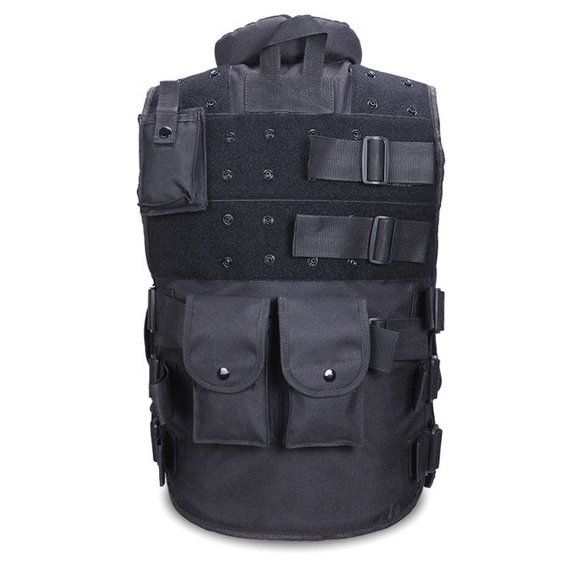 Tactical Black Mens Military Hunting Vest