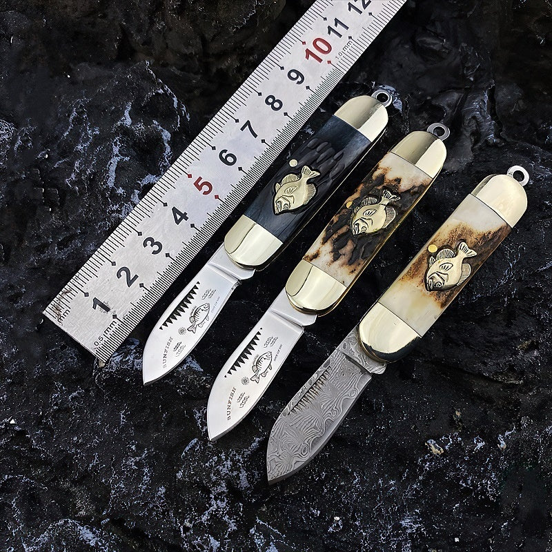 Small Cuttle Hunting Pocket Knife