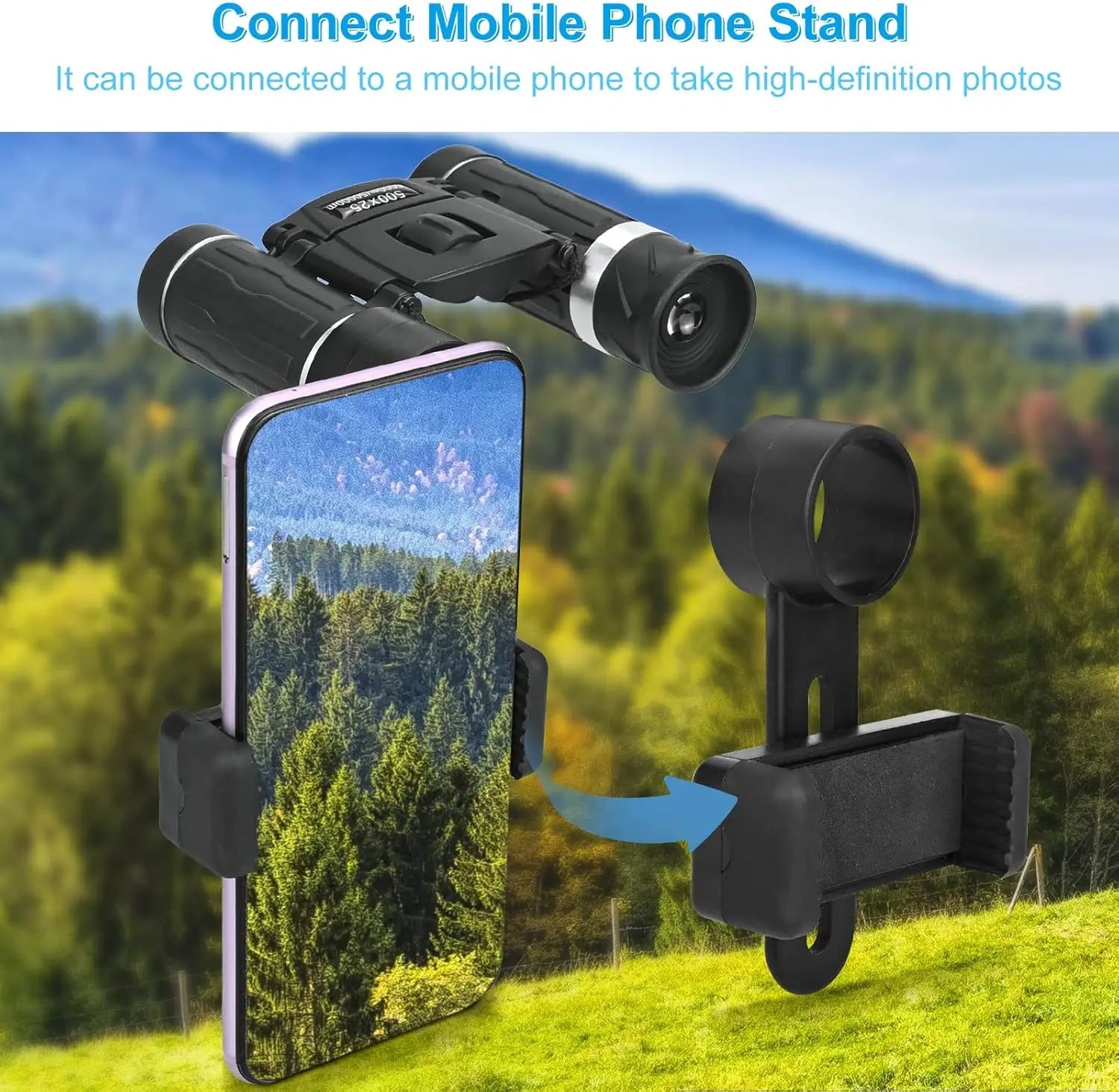 500-25 Portable Hd Zoom Hunting Binocular