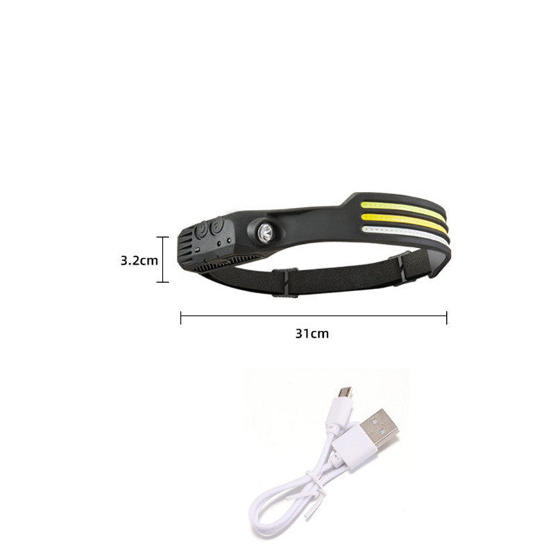 Silicone Headlamp Outdoor Hunting And Fishing