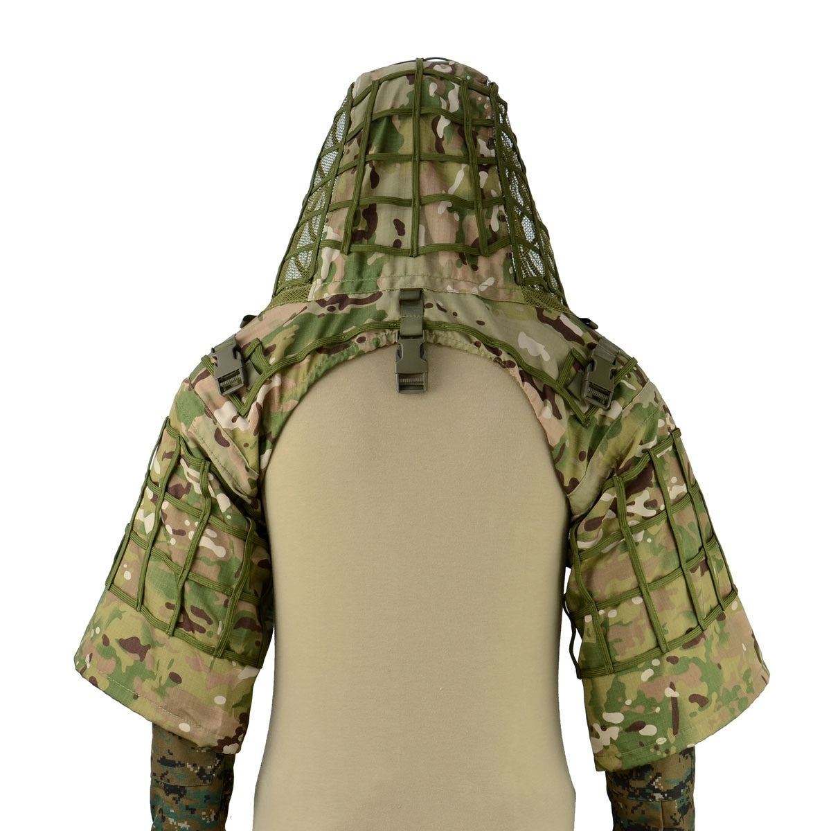 Checked Cloth MilitaryTactical Ghillie Suit