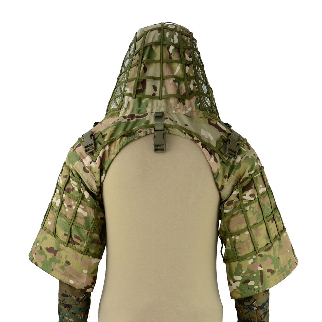Checked Cloth MilitaryTactical Ghillie Suit