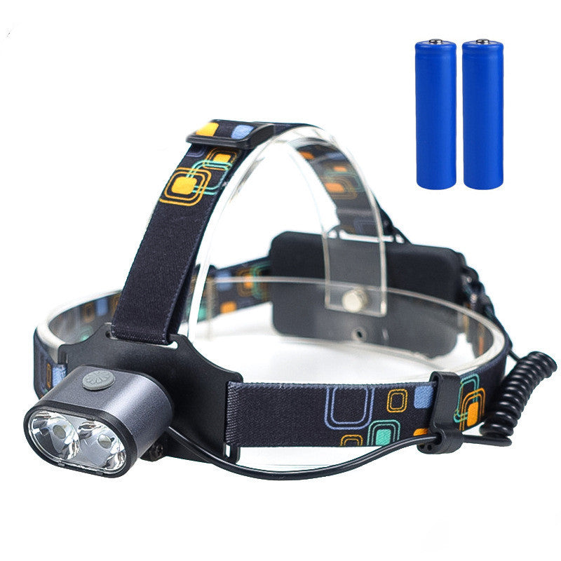 Head-mounted USB Charging Headlamp