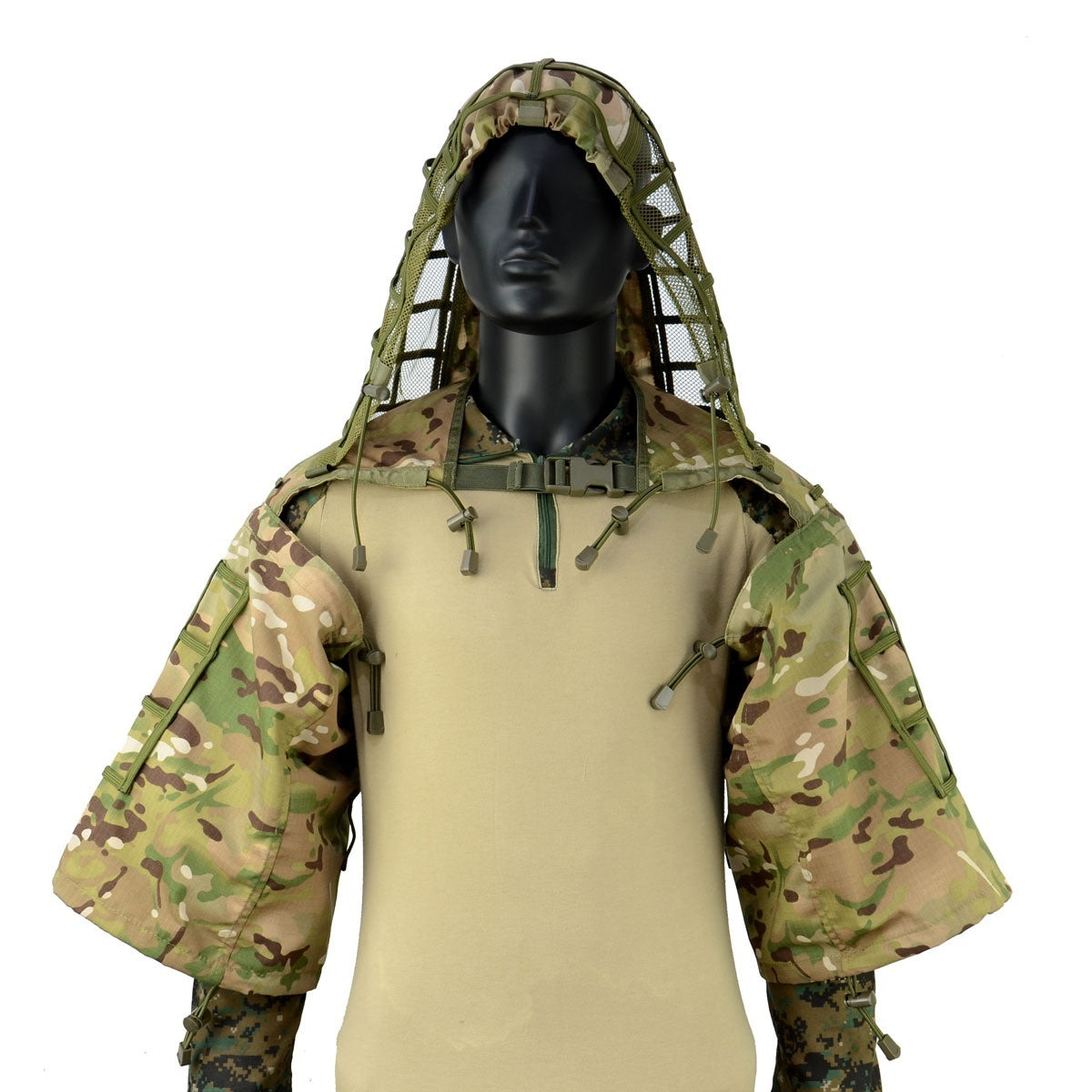 Checked Cloth MilitaryTactical Ghillie Suit