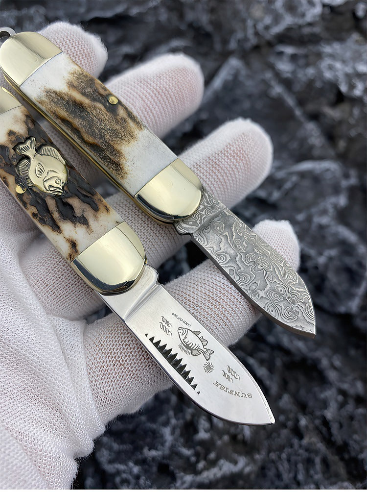 Small Cuttle Hunting Pocket Knife