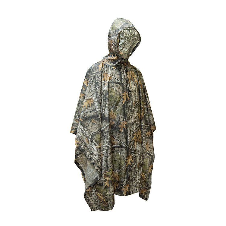 Multifunctional Portable Camouflage Raincoat
