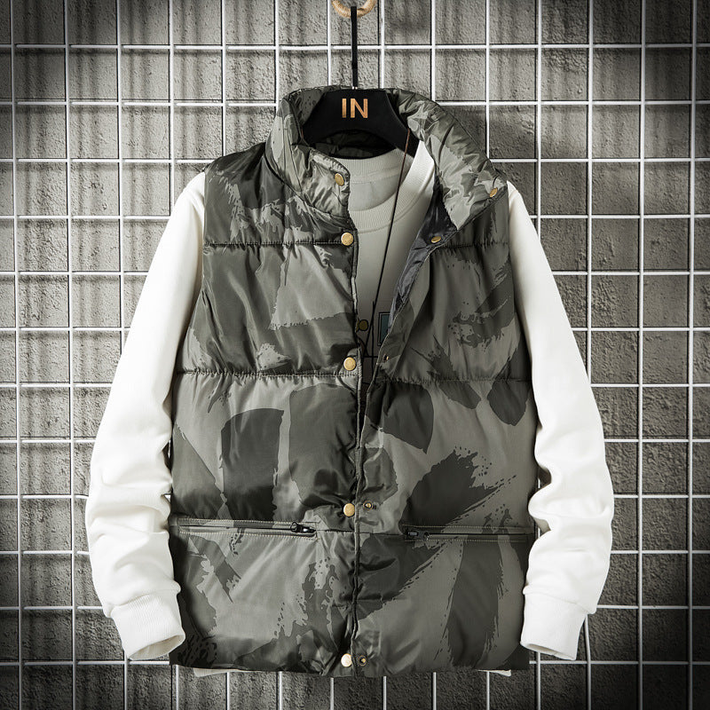 Men's Down Cotton Vest Jacket