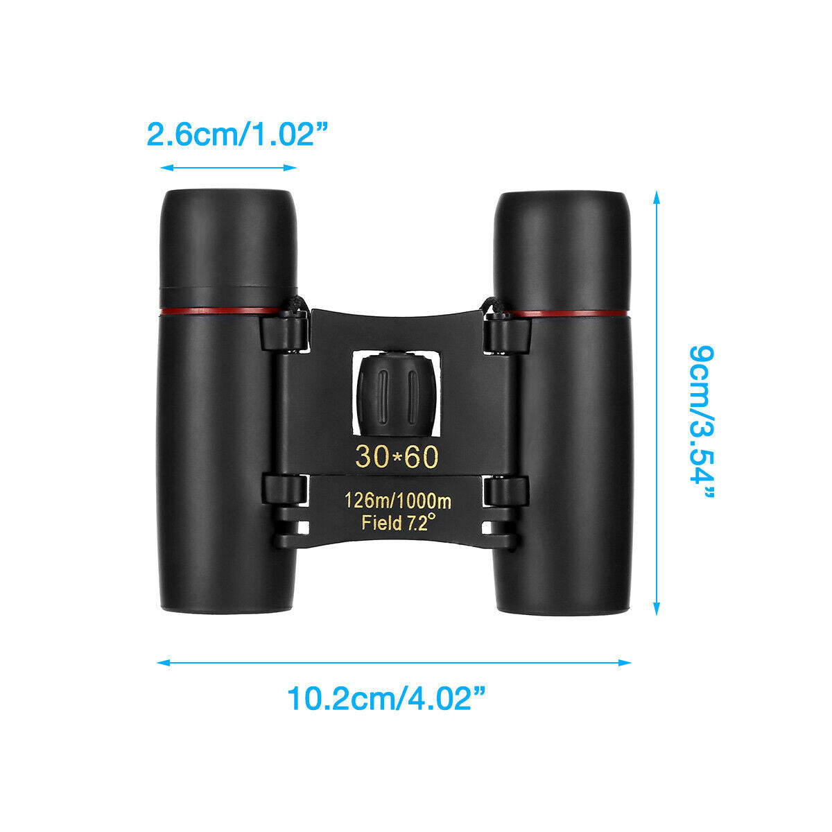 Binoculars 30x60 Zoom Travel Compact Binoculars