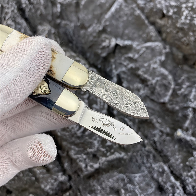 Small Cuttle Hunting Pocket Knife