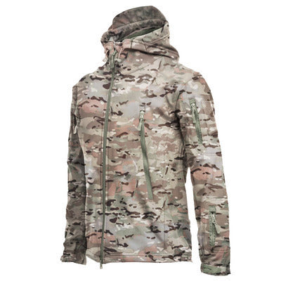 Tactical Fleece Camouflage Shell Clothing