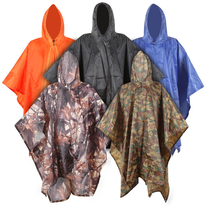 Three-in-one Camouflage Raincoat