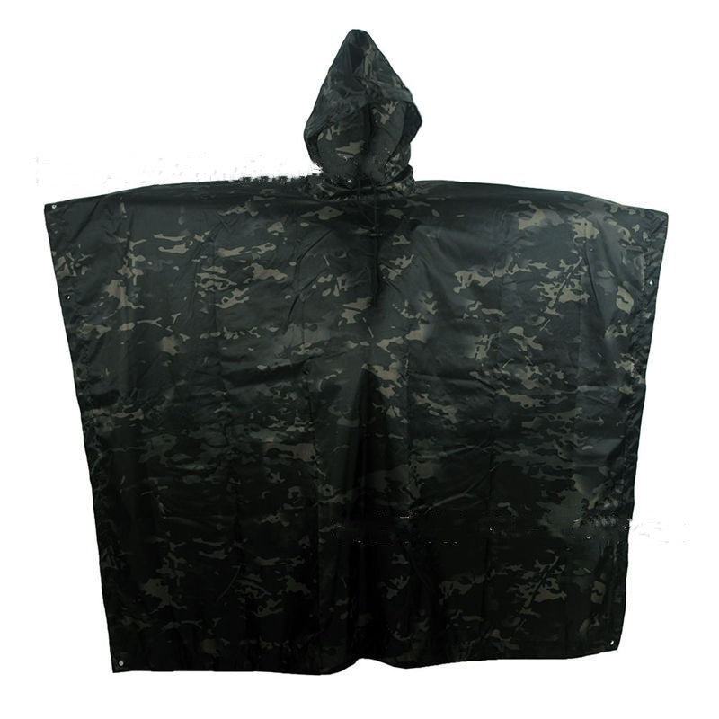 Multifunctional Portable Camouflage Raincoat