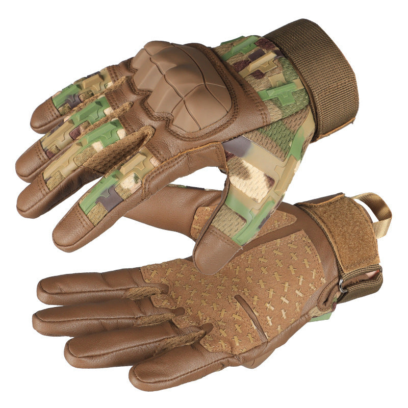 Heavy Duty Tactical Gloves Camouflaged Male