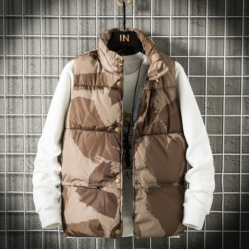 Men's Down Cotton Vest Jacket